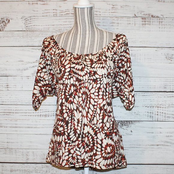 Kenneth Cole Reaction Women's Short Sleeve oversized Top Size Small - Picture 1 of 6